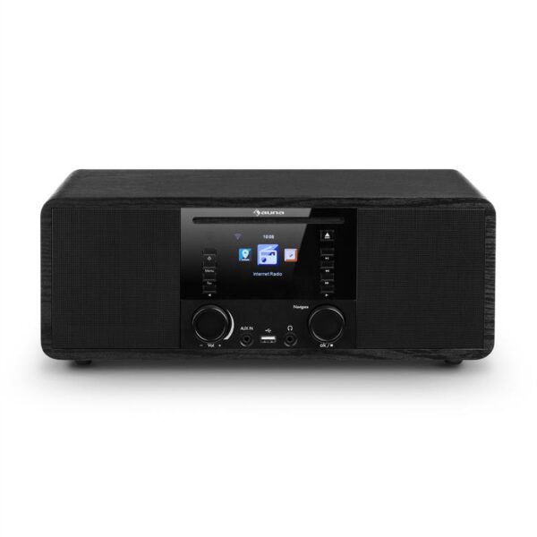 Auna IR-190, internetové rádio, CD prehrávač, WiFi, UPnP, USB, diaľkový ovládač, čierne - Image 3
