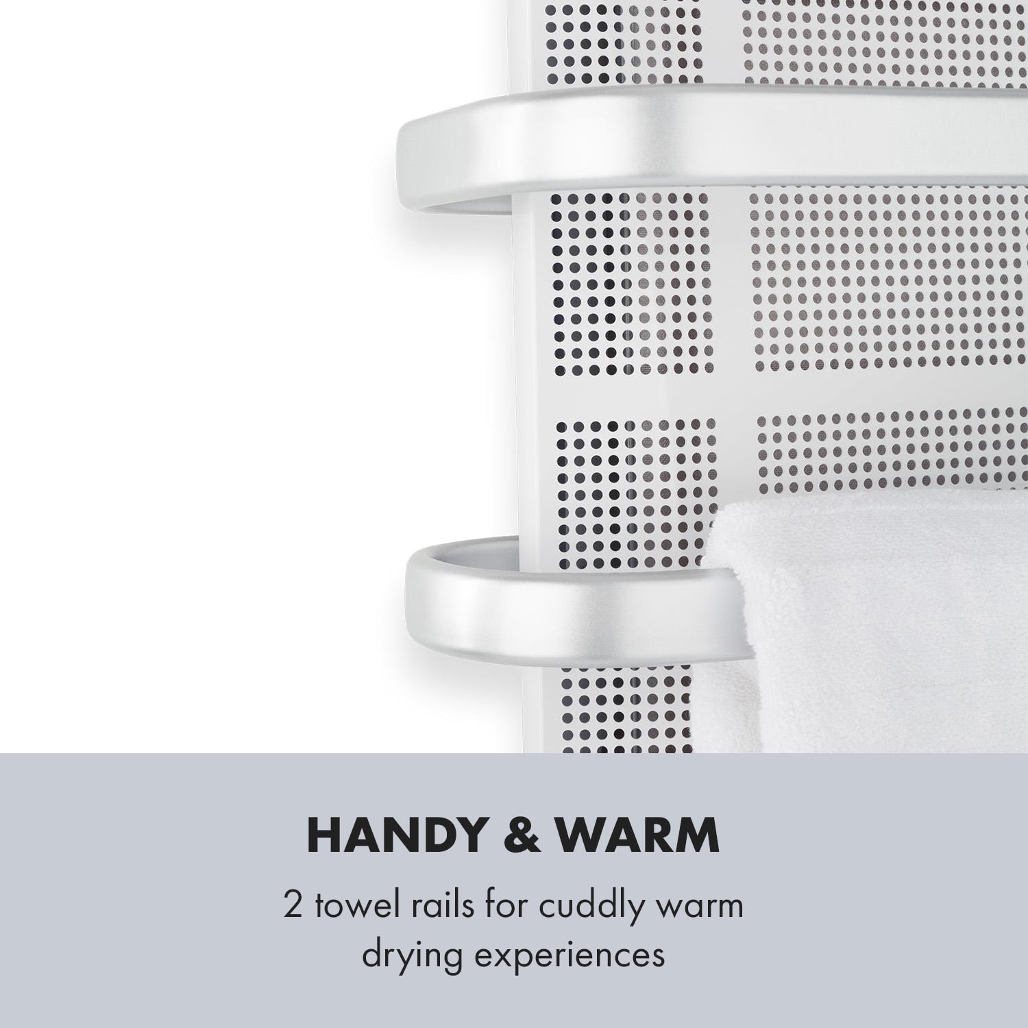 Klarstein Hot Spot Wave, infračervený orievač, 51 x 80 cm, 1000 W, 20 m², bezstupňovo regulovateľný výkon, IP24, hliník - Image 3