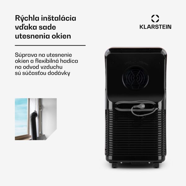 Klarstein Metrobreeze New York Smart 12k, mobilná klimatizácia, 12 000 BTU/3,5 kW, A, diaľkový ovládač, ružovozlatá - Image 2