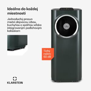 Klarstein Kraftwerk Eco Smart 11, mobilná klimatizácia 3 v 1, 11 500 BTU, diaľkové ovládanie, ovládanie pomocou aplikácie