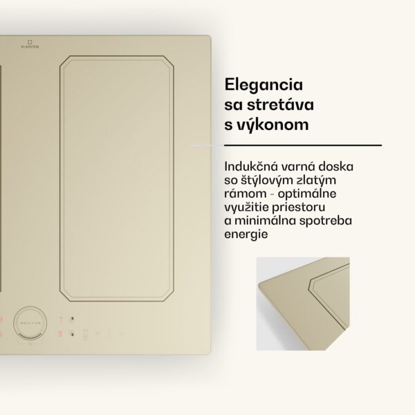 Klarstein Victoria 4 Flex, vstavaná indukčná varná doska, 7000 W, 2 x Flexzone, časovač