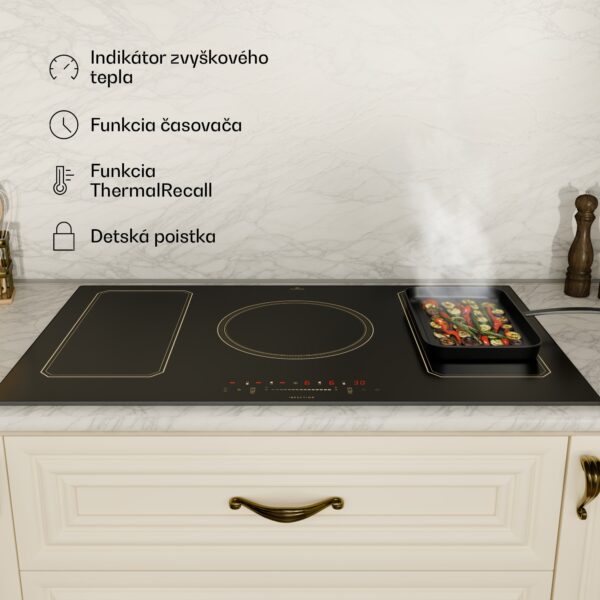 Klarstein Victoria 5 Flex, vstavaná indukčná varná doska, 7400 W, 2 x Flexzone, časovač - Image 3