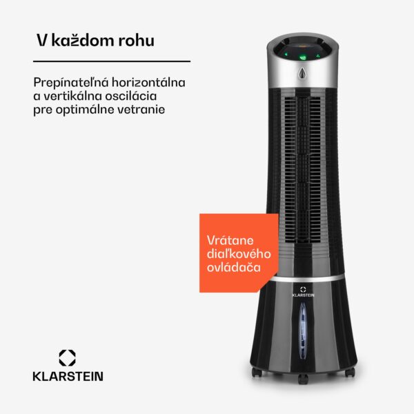 Klarstein Skyscraper Ice Smart, 4-v-1 ochladzovač vzduchu, ventilátor, 210m³/h, WiFi, diaľkové ovládanie - Image 2