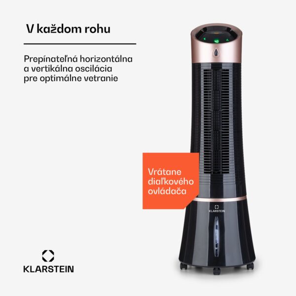 Klarstein Skyscraper Ice Smart, 4-v-1 ochladzovač vzduchu, ventilátor, 210m³/h, WiFi, diaľkové ovládanie - Image 2