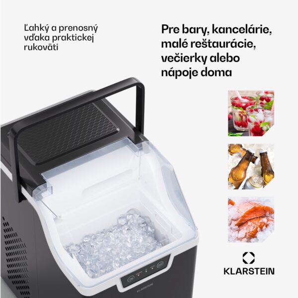 Klarstein Stroj na výrobu kociek ľadu, Wallberg Nugget Ice Maker - Image 2