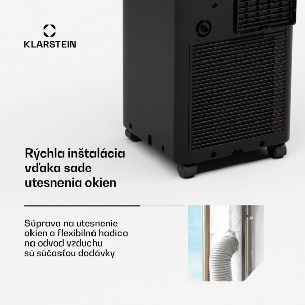 Klarstein Aero Ring 9K, Smart, klimatizácia, 9 000 BTU, mobilná a inteligentná, pre max. 31 m², hlasové ovládanie - Image 2