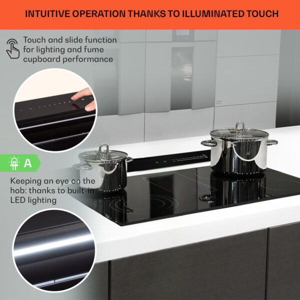 Klarstein Royal Flush Eco, digestor, 90 cm, 714 m³/h, A+