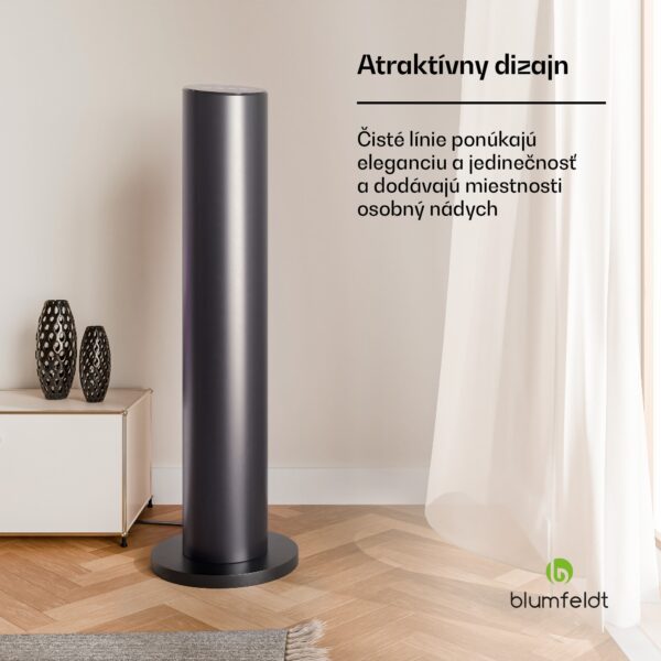 Blumfeldt SmartFlow Tower infračervený sálavý ohrievač, 700 W, 360° distribúcia tepla, WLAN-ovládanie - Image 3