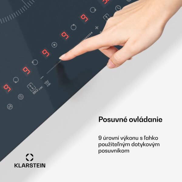 Klarstein Delicatessa 90 Flex vstavaná indukčná varná doska, 9500 W, Flexi zóna, Booster, Indukcia - Image 2