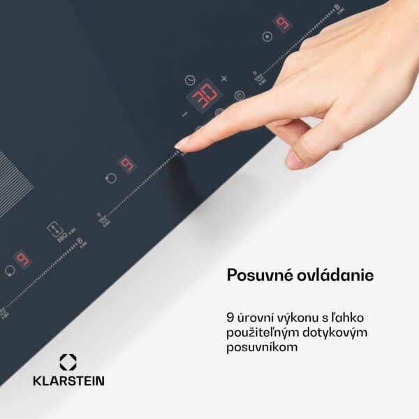 Klarstein Delicatessa 77 Flex vstavaná indukčná varná doska, 7500 W, Flexi zóna, Booster, Indukcia - Image 2