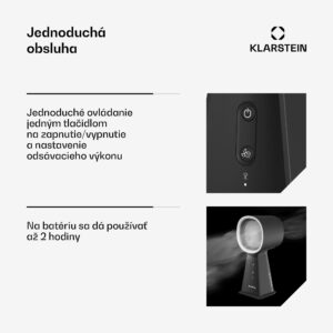 Klarstein WanderVent digestor, 200 m³/h, Kompaktný dizajn , Akumulátor