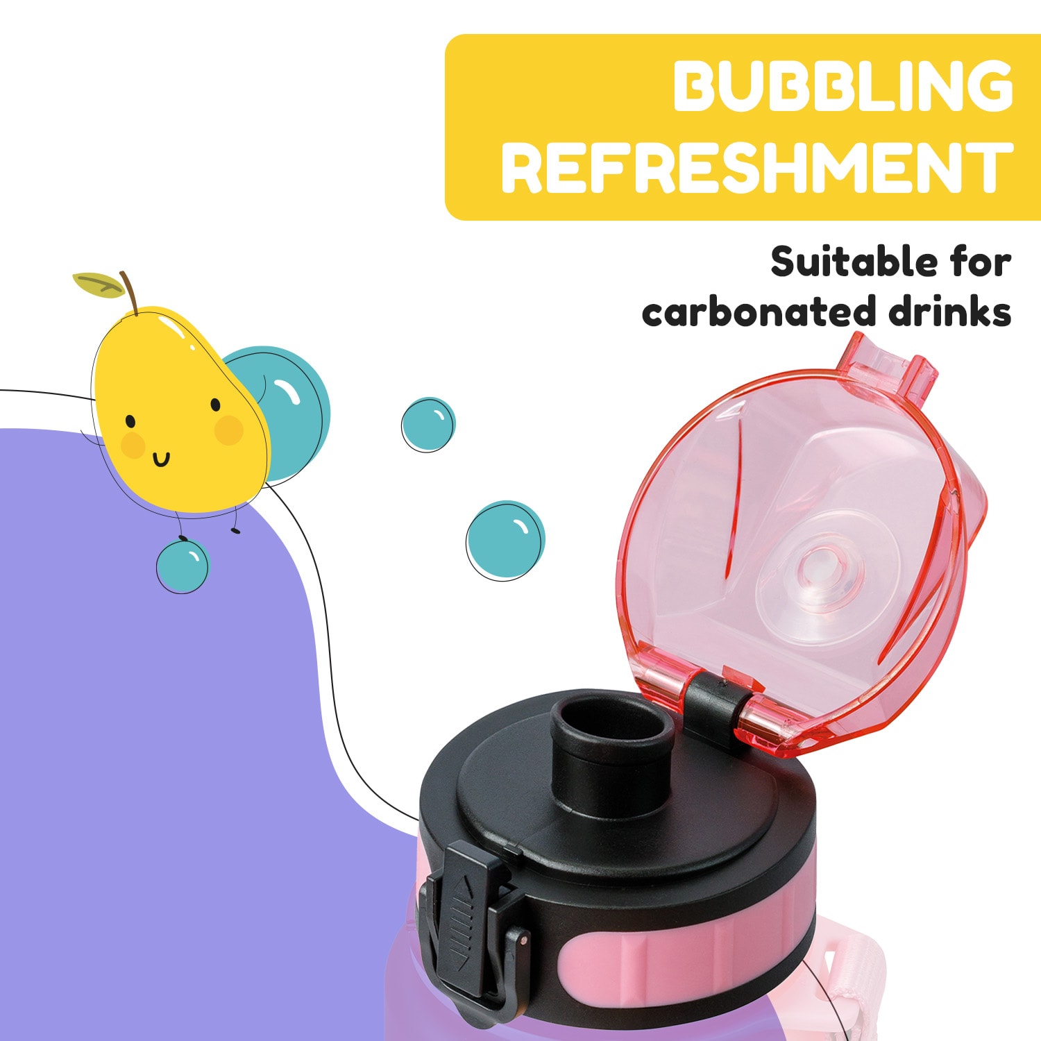 Klarstein schmatzfatz, náhradný vrchnák, výška: 4,5 cm, priemer: 7 cm, bez BPA - Image 3