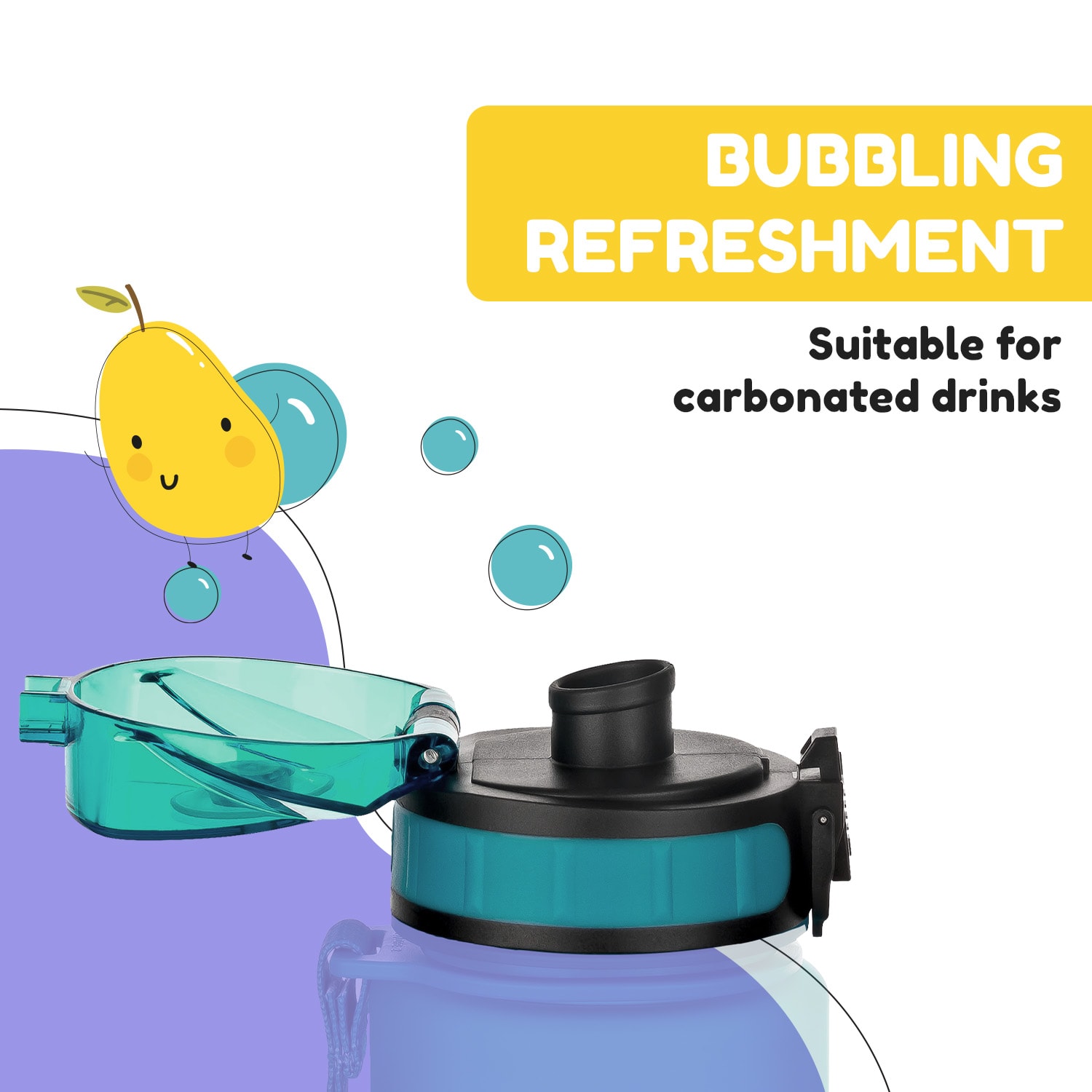 Klarstein schmatzfatz, náhradný vrchnák, výška: 4,5 cm, priemer: 7 cm, bez BPA - Image 3