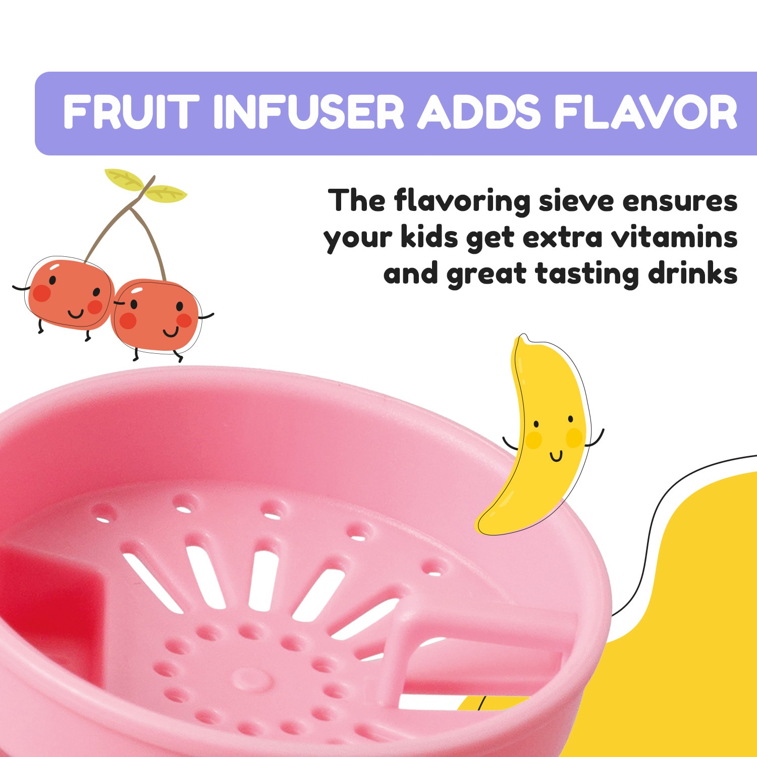 Klarstein Schmatzfatz, fľaša na pitie, športová fľaša, 350 ml, 18 cm, Tritan - Image 3