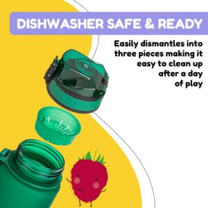 Klarstein Schmatzfatz, fľaša na pitie, športová fľaša, 350 ml, 18 cm, Tritan