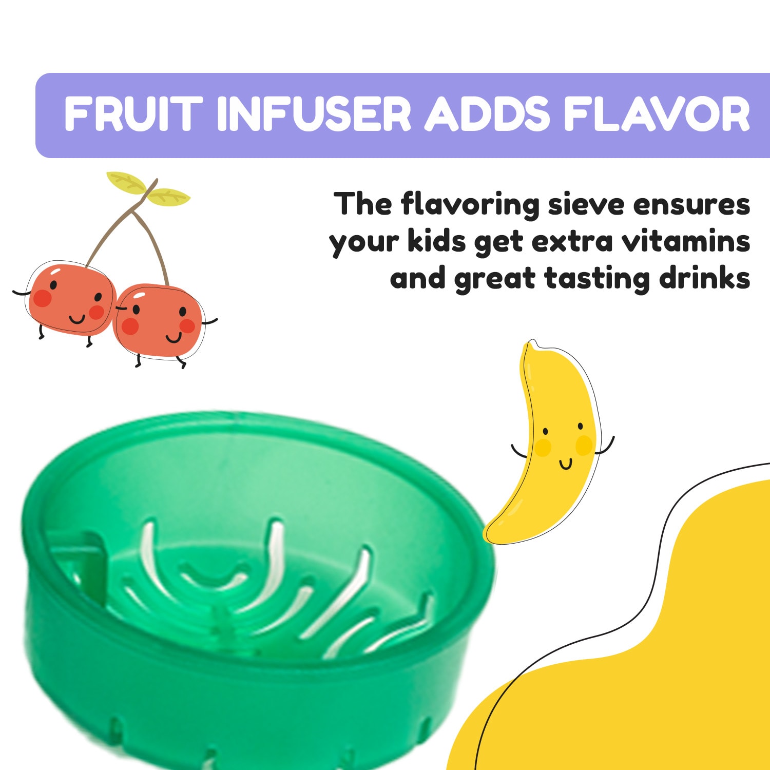 Klarstein Schmatzfatz, fľaša na pitie, športová fľaša, 350 ml, 18 cm, Tritan - Image 3