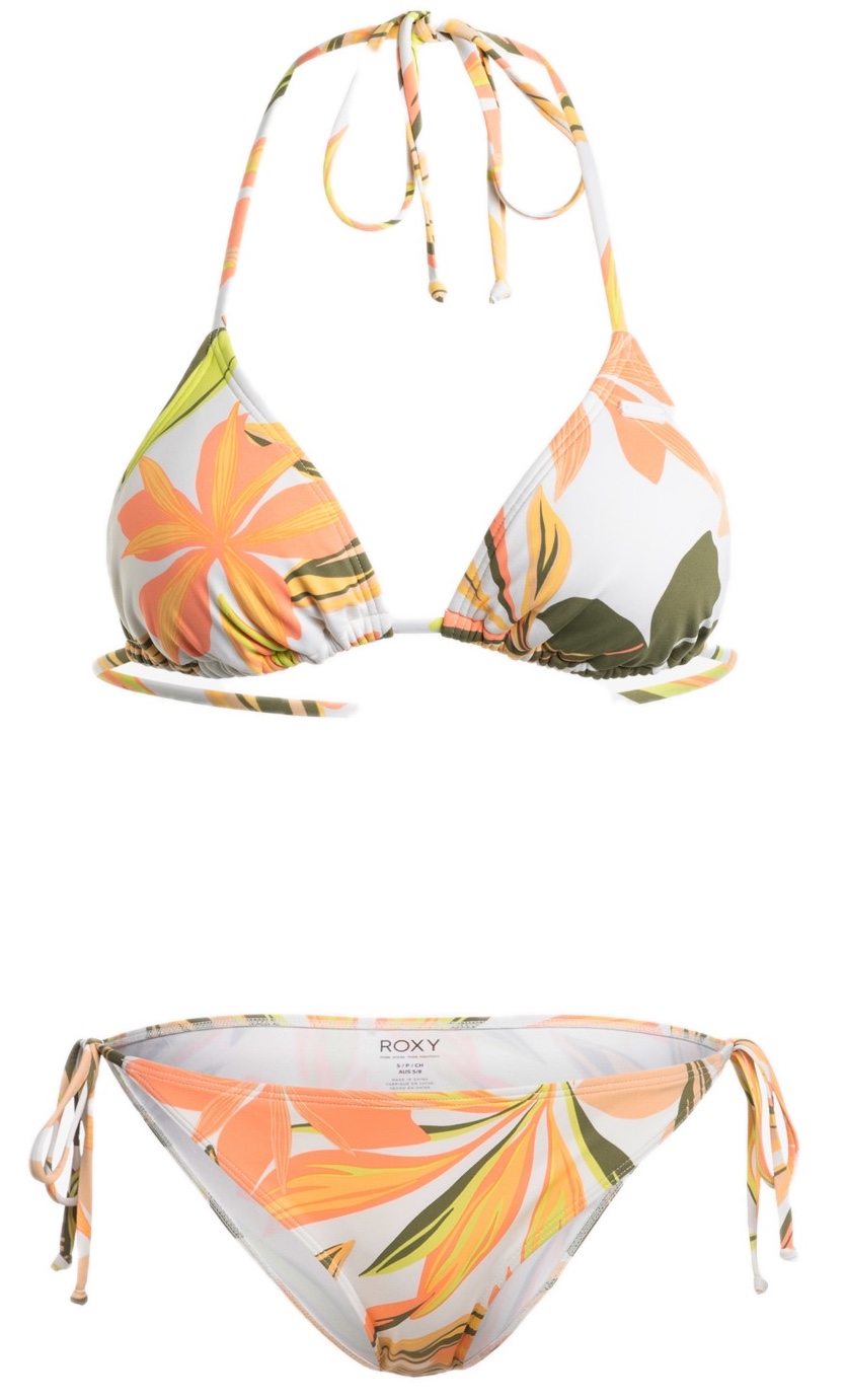 Roxy Pt Beach Classics Tiki Tri Set Veľkosť: XS, Dámské bikiny, Velikosť: XS