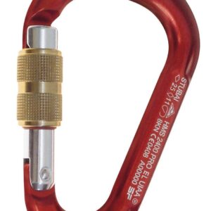 Stubai HMS Pro Easylock Carabiner , Karabína, Velikosť: Univerzálna veľkosť