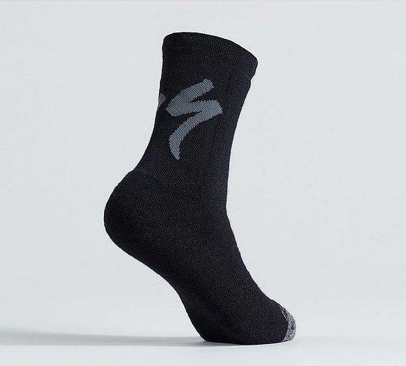 Specialized Merino Deep Winter Tall Logo Socks , Ponožky, Velikosť: S