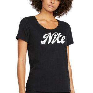 Nike Df Tee Script Veľkosť: XS, Dámske tričko, Velikosť: XS