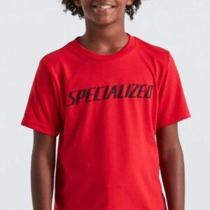 Specialized Wordmark T-Shirt Kids , Detský cyklodres, Velikosť: M