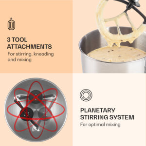 Klarstein Lucia, kuchynský robot, mixér, mlynček na mäso, 1800 W