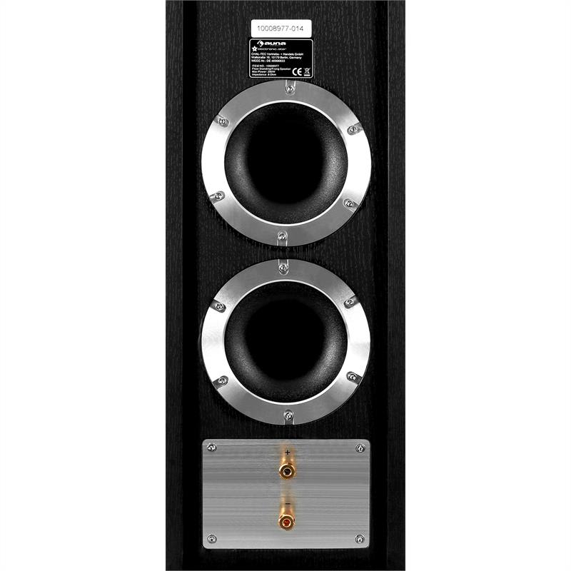 Auna Linie 600BK, 140 RMS, dvojica pasívnych stojacich repr