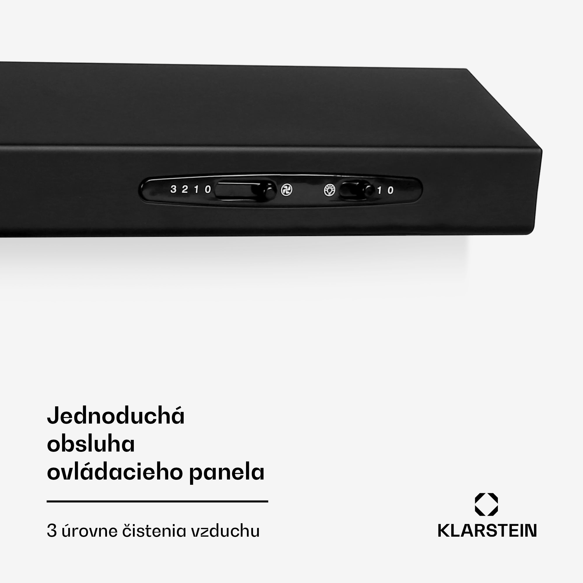 Klarstein UW60BL, digestor, 60 cm, podskrinkový, 317 m³/h, čierny – Obrázok 3