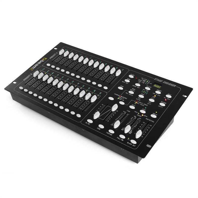 Beamz DMX-024PRO, 24-kanálový DMX kontrolér, pult pre riadenie osvetlenia