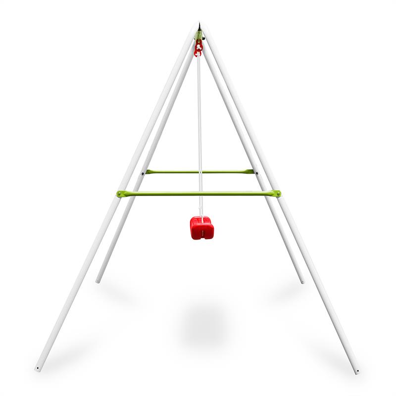 KLARFIT Miri, zelená, detská hojdačka s oceľovou konštrukciou, určená do záhrady