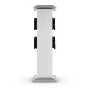 DURAMAXX Plug 4 Play záhradná zásuvka stĺpik 4 zásuvky nehrdzavejúca oceľ