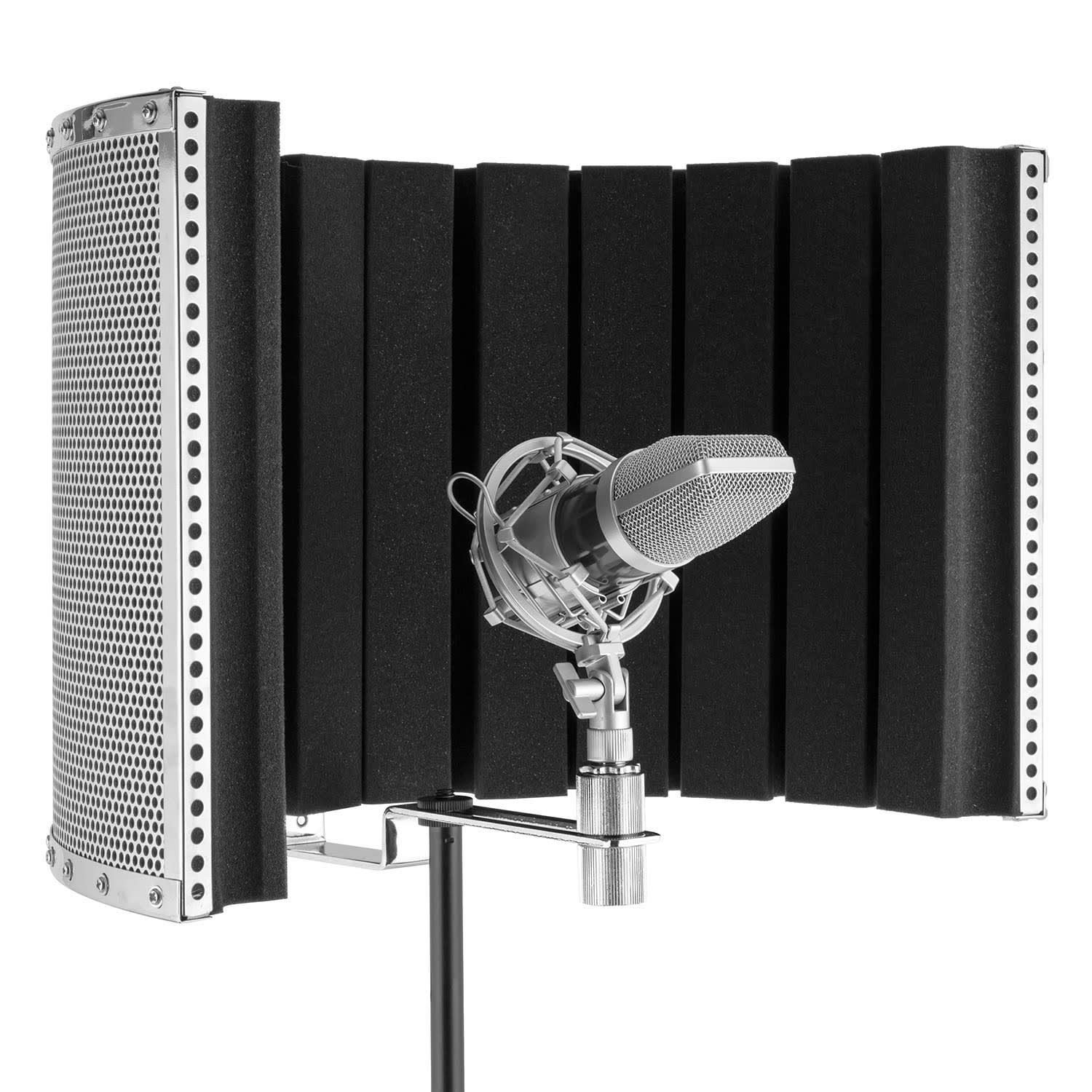 Auna Pro MP32 MKII, strieborný, mikrofónový absorbčný panel, vrátane adaptérav – Obrázok 2