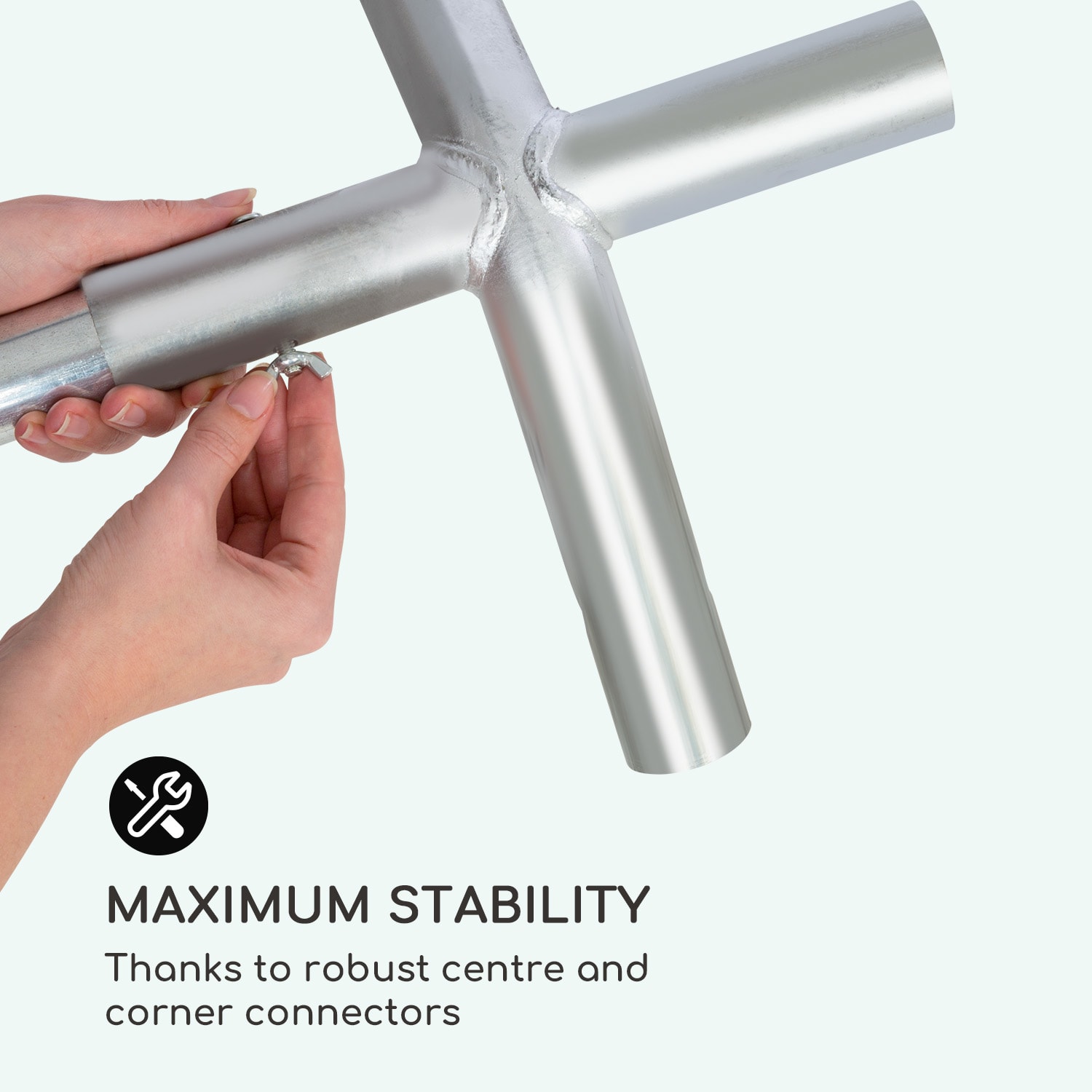 Blumfeldt Sommerfest, párty stan, 4 x 8 m, 500 g/m², PVC, nepremokavý, nehorľavý – Obrázok 2