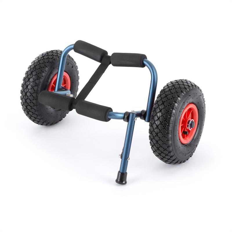 KLARFIT Sea Mule BL, modrý, vozík na kajak, podpera, hliník, eloxovaný, skladací – Obrázok 3