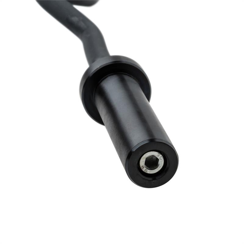 Capital Sports Accretor 120 CBO Curlbar, EZ-tyč, lomená tyč, 120 cm / 50 mm, max. 272 kg, oceľ, čierna – Obrázok 3