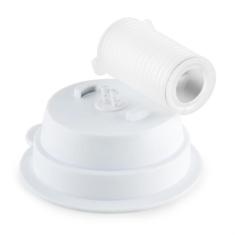 OneConcept Wetterfrosch, LED svetlo, zavárací pohár, solárne, akumulátor, žlté/modré