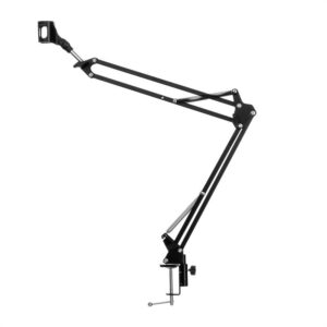 Auna Pro ST-1.2, čierne, mikrofónové rameno, držiak s mechanickým upínaním, 1,5 kg, 35 x 35 cm