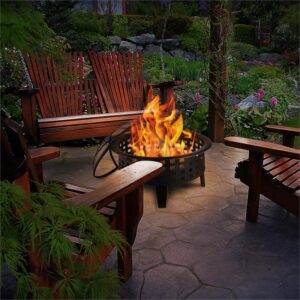 Blumfeldt Boston, ohnisko, misa na oheň, Ø 60 cm, oceľ, čiernené