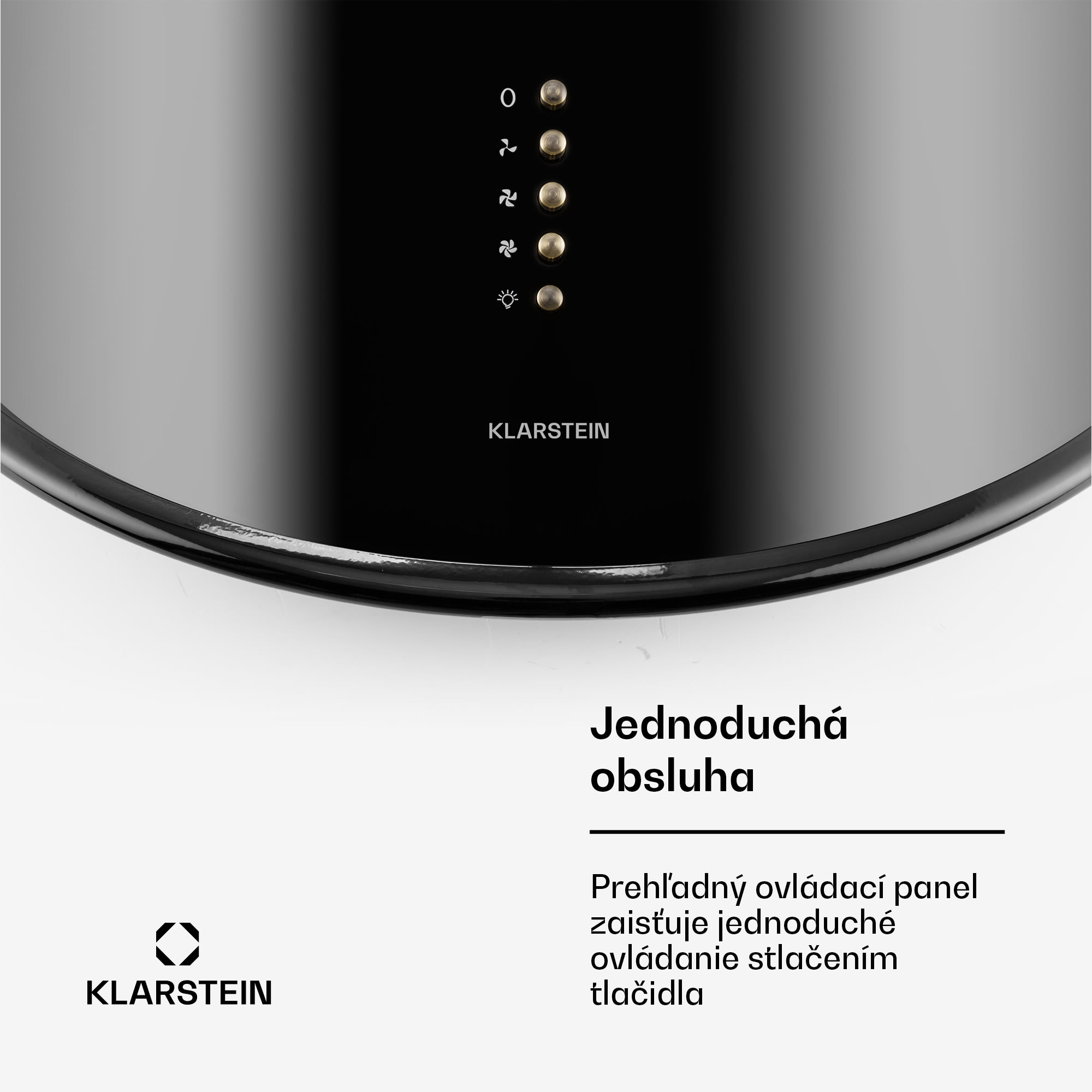 Klarstein Lumio Neo, digestor, 60 cm, komínový, 610 m³/h, retro dizajn, nehrdzavejúca oceľ, čierny – Obrázok 2