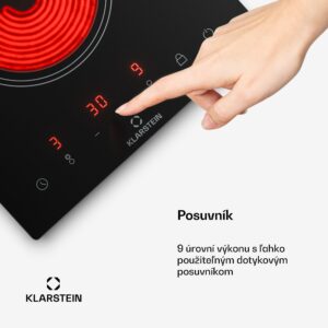 Klarstein VariCook Domino, indukčná varná doska, 2 platničky, 3000 W