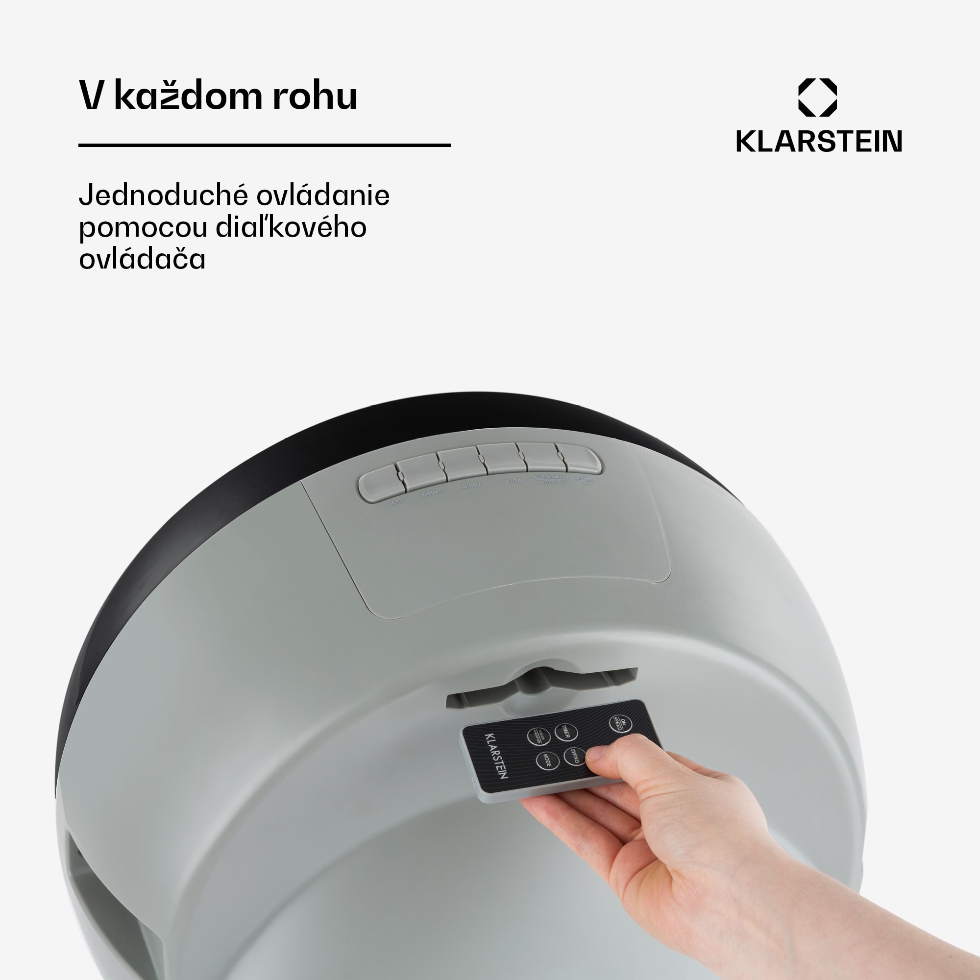 Klarstein Whirlwind, 3 v 1 ochladzovač vzduchu, ventilátor, zvlhčovač vzduchu, 110 W, 5,5 l, čierny – Obrázok 3