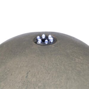 Blumfeldt Trafalgar, záhradná fontána, 1,5 m, LED, sklolaminát-cement, 4,5 kg, tuf