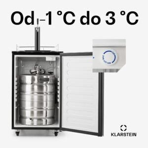 Klarstein Big Spender Single, chladnička na nápojový sud, sudy do 50 l