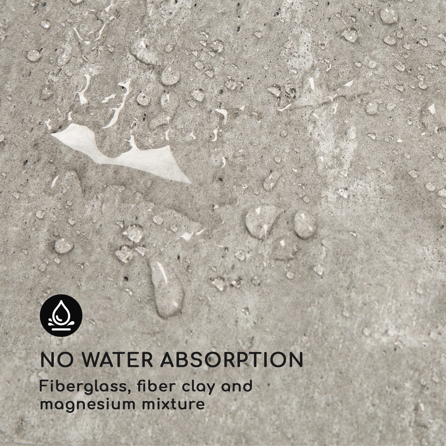 Blumfeldt Airflor, kvetináč, 45 x 100 x 27 cm, sklolaminát, do interiéru aj exteriéru, svetlosivý