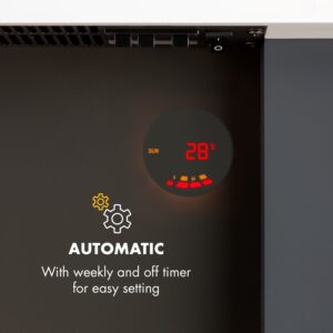 Klarstein Studio Light & Fire 2, elektrický krb, 1000/2000 W, MDF, diaľkové ovládanie, biely