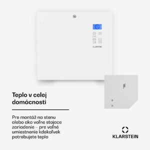 Klarstein Norderney, konvektor, 1000 W, termostat, časovač, 20 m², biely