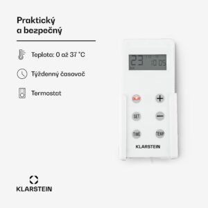 Klarstein Wonderwall 60, infračervený ohrievač, 60 x 100cm, 600 W, týždenný časovač, IP24