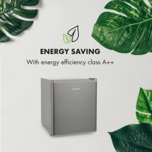 Klarstein Snoopy Eco, mini chladnička, mraziaci priečinok, 41 l, energet. trieda F, 39 dB, čierna