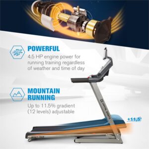 Capital Sports Infinity Track 2.0, bežecký pás, 5 HP, BT, aplikácia Kinomap, LCD