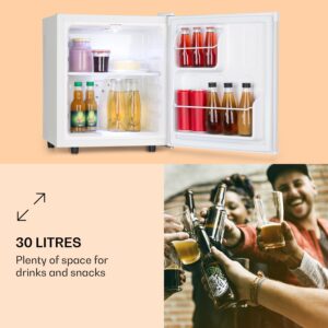 Klarstein Silent Cool, chladnička, 30 l, Arctic-Fox Cooling, energet. trieda G, biela